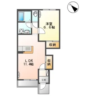 ルミナス【1階】の間取り