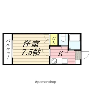 アバントヒルズ【3階】の間取り