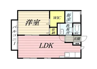 ラ・リィビェール【1階】の間取り