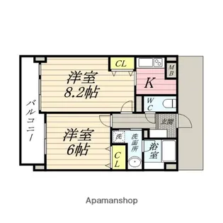 いずみTOWN HILLS【1階】の間取り