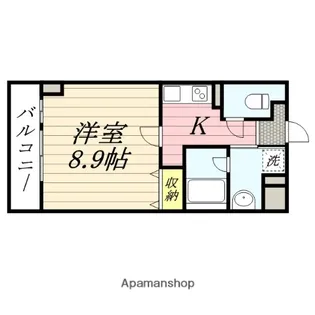 T’S IZUMI【4階】の間取り