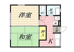 CHカワシタⅠ【1階】の間取り