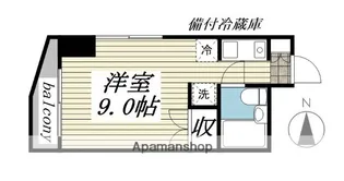 メゾン・ド・ベル【705号室】の間取り