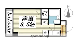 メゾン・ド・ベル【208号室】の間取り