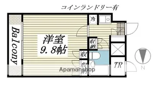 ラ・レジダンス・ド・仙台【606号室】の間取り