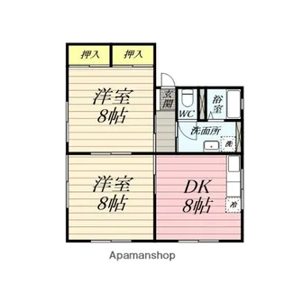 CHリベルテB棟【1階】の間取り