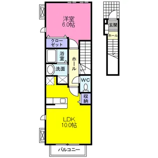 ガーデンハウス・TY【2階】の間取り