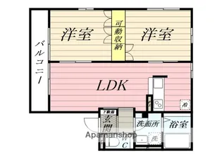 シャルマンハイム【1階】の間取り