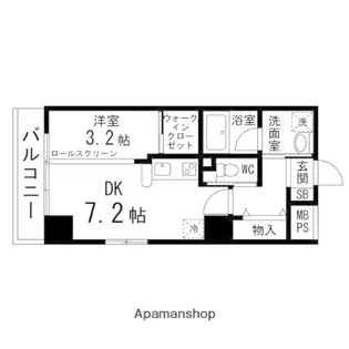 カーサヴェルデ仙台西公園【1006号室】の間取り