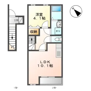 ラ・ヴィ【2階】の間取り