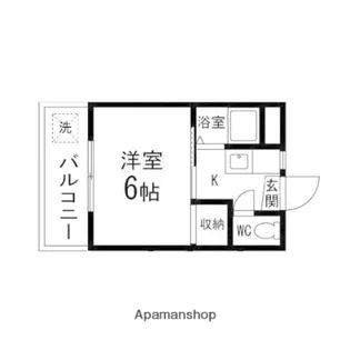 シャングリラ荒巻A【302号室】の間取り