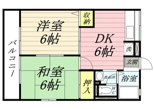 サンフォレスト【2階】の間取り