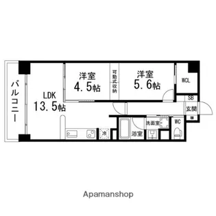 ANERA【205号室】の間取り
