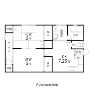 エスポワール(吉岡)【101号室】の間取り
