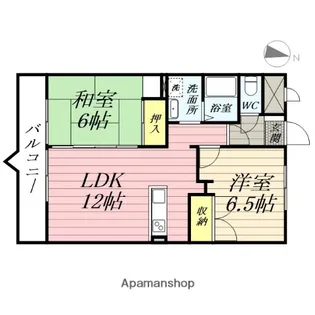 ストークヒルズ【1階】の間取り