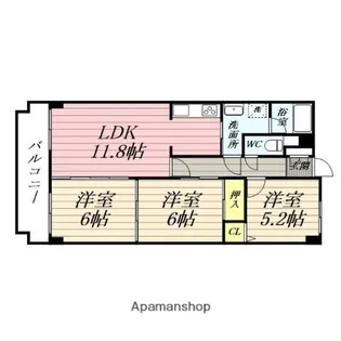 ガーデンプラザ泉中央【3階】の間取り