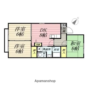 ハウスTAKAQ−2【1階】の間取り