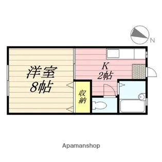アーバンソレイユ八乙女【2階】の間取り