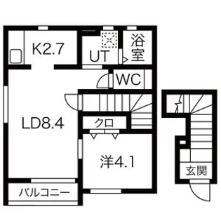 フィルモアシティ【2階】の間取り