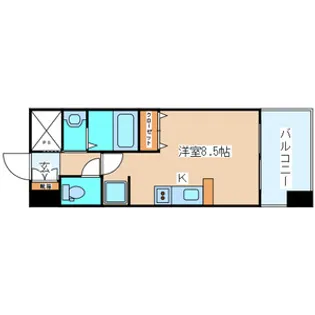 スクエア泉中央【3階】の間取り