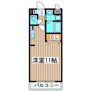 レーベンス柏木【3階】の間取り