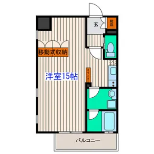 ヴィアーレ勾当台Ⅱ【10階】の間取り