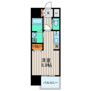 シティタワー二十人町【10階】の間取り