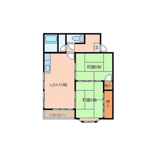 ソレイユⅡ【1階】の間取り