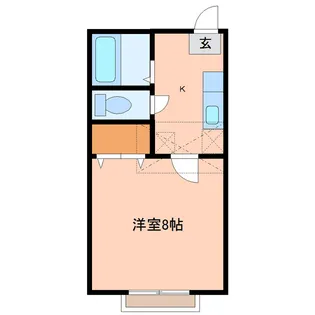 ホープハイツ【1階】の間取り