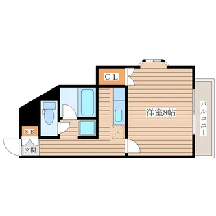 アドバンスコート国見【2階】の間取り