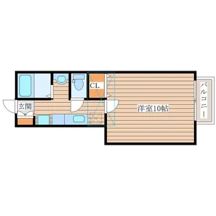 エルマーノ愛子中央2【2階】の間取り