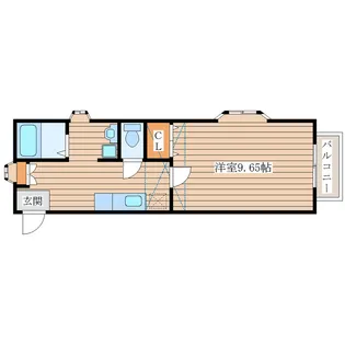エルマーノ愛子中央3【1階】の間取り