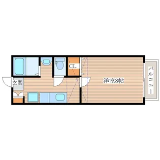 エルマーノ愛子中央3【2階】の間取り