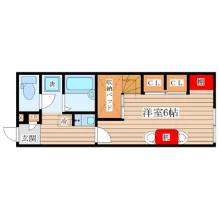 パークハイムⅤ【1階】の間取り