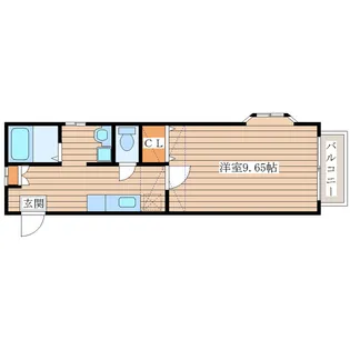 EXSTAGE D【2階】の間取り