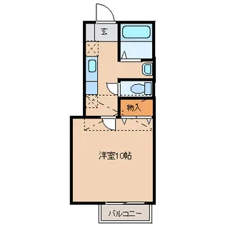 アヴァンセ高砂【2階】の間取り