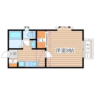 コリーヌ南光台Ⅰ番館【1階】の間取り