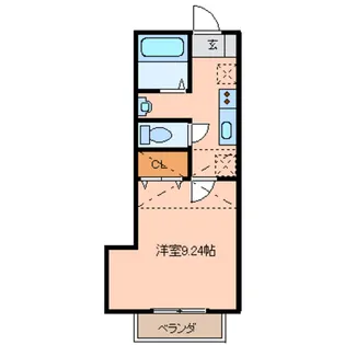 イーストキャッスル【2階】の間取り
