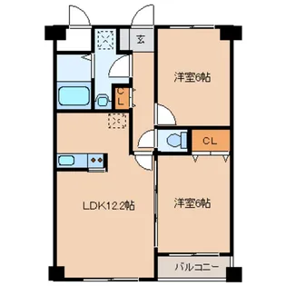 フレンディオ30【3階】の間取り