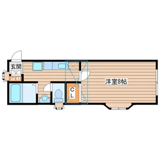 ベルパークみずほ台【2階】の間取り