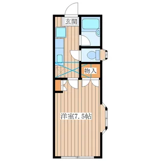 マルシェみずほ台【2階】の間取り