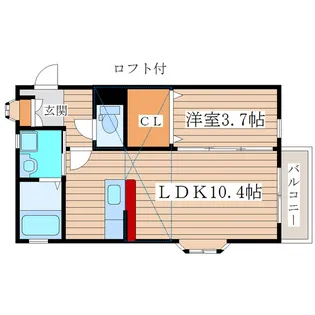 ケイリュウⅡ【1階】の間取り