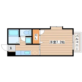 フレール中山2番館【2階】の間取り