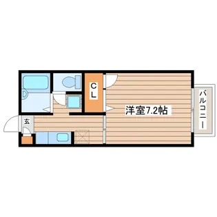 フレール中山2番館【1階】の間取り