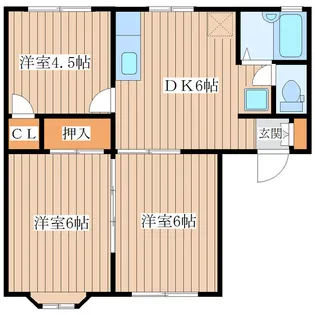 エスボアCITY 2【1階】の間取り