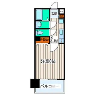 シティマンション木町通【9階】の間取り