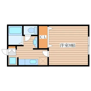 ヴィブァン桜ヶ丘【1階】の間取り