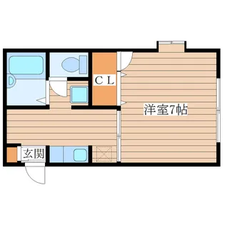 1Rの間取り画像