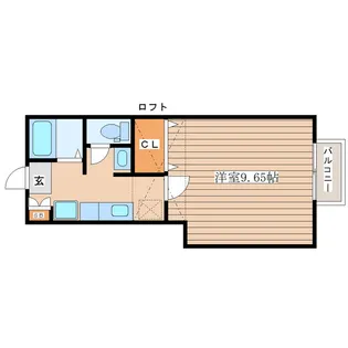 サゥーヂビバⅠ【2階】の間取り