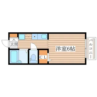 キャラメル館【1階】の間取り